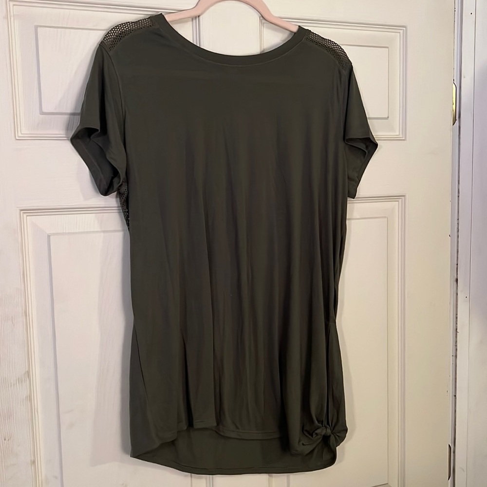 Olive Workout Top